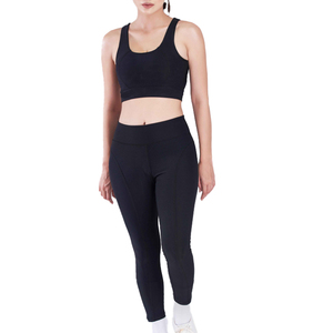 Hot Sale High Quality Sports Bra High Waist Leggings Yoga Suit Workout Wear Gym Sportswear Women Fitness Clothes Yoga Set - Product Image 1