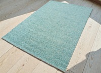 Tapis Kilim Floral en Coton Fait Main, Tissage Bouclé Épais, Doux, Réversible, avec Support en Jute, Poil Moyen, pour Salon, Chambre, Camping, Exercice