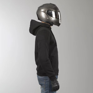 Hoodie de motard rembourré personnalisé, style streetwear, en polaire, pour l'hiver, avec faible MOQ - Product Image 2