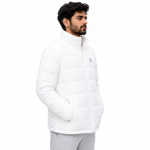 Men's Lightweight Quilted Padded <b>Jacket</b> Stand Collar Full Zip Winter Casual Outdoor Wear Wholesale Water Resistant Men's <b>Jackets</b> - Product Image 2