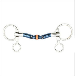 Productos Ecuestres de Acero Inoxidable Antideslizantes y Antioxidantes, Bocados para Caballos de Titanio de Doble Articulación para Salto y Competición - Product Image 5