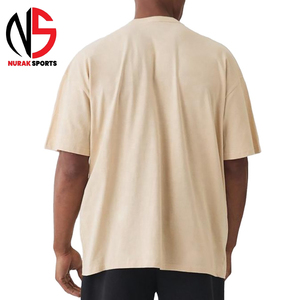 Heavy Weight Oversized Drop Shoulder <b>T</b> <b>Shirts</b> Custom Print <b>Men's</b> Breathable 100% cotton <b>T</b>-<b>shirt</b> for <b>men</b> loose fit printed 2026 - Product Image 2