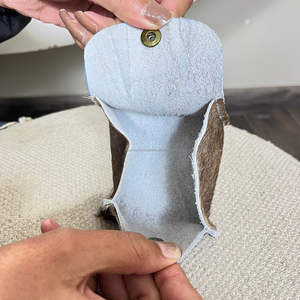 Monederos de piel auténtica hechos a mano con pelo, monederos pequeños y bonitos de piel, accesorio de moda para viaje, para monedas y llaves - Product Image 6