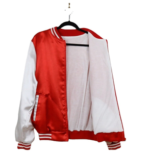 Blouson universitaire homme en laine, design personnalisé, style urbain, 100% respirant, imperméable, séchage rapide, col montant - Product Image 2
