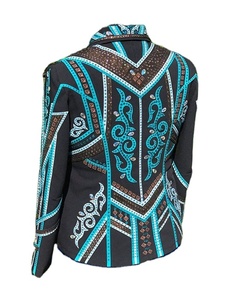 Veste équestre de haute qualité Premium Showmanship Western Horse Riding Jacket Vêtements équestres élégants - Product Image 6