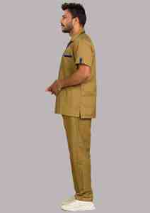 Premium Rayon Hospital Uniform <b>Set</b> with Contrast Piping, Unisex Medical Scrub Suit, <b>Doctor</b> Nurse Workwear, Healthcare Uniform - Product Image 4