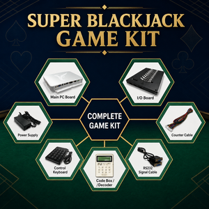 Kit de jeu de cartes VGAME Super Blackjack avec carte PC, carte IO et décodeur - Product Image 1