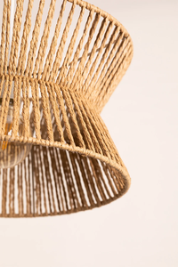 Custom OEM ODM <strong>Seagrass</strong> Lampshade Handmade Natural Woven Ceiling <strong>Light</strong> <strong>Shade</strong> Manufacturer - Product Image 4