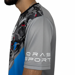 Nouveaux modèles de t-shirts de course pour hommes, t-shirts à manches longues personnalisés par sublimation, t-shirts vierges pour hommes, t-shirts à sublimation les plus vendus - Product Image 2