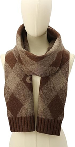 Luxury Feel Unisex Knitted <b>Scarf</b> <b>Silk</b>-soft Winter Neck Wrap Custom Logo Ribbed Knit Premium Accessory <b>Scarf</b> - Product Image 3
