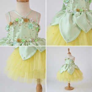 Robe de demoiselle d'honneur TUTUPETTI Prestige, ivoire, avec rosettes 3D, robe de bal, robe de princesse pour filles, mariage, anniversaire, communion - Product Image 3