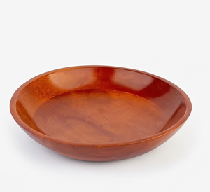 Bol décoratif en bois de qualité supérieure avec texture brillante, conçu pour sublimer les espaces de vie, idéal pour servir les aliments et offrir en cadeau - Product Image 1