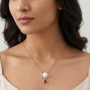 Bijoux, bijouterie fine, pendentifs et breloques raffinés, pendentif diamant, diamant naturel taille brillant rond - Product Image 1