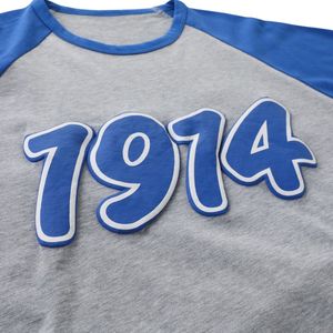Camisa Raglán Premium Gris Phi Beta Sigma 1914 para Hombre, Ajuste Cómodo, Prenda de Alta Calidad para Fraternidad Griega, Ropa Casual - Product Image 3