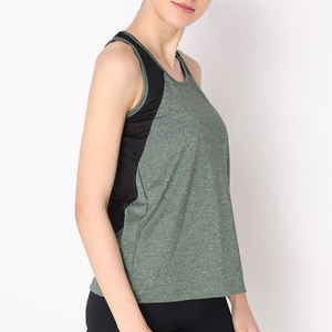 Camisetas sin mangas acanaladas ligeras de alta calidad para mujer, chalecos deportivos transpirables y elásticos sin mangas, estilo hip hop, de secado rápido frontal. - Product Image 4