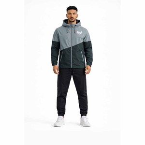 Veste imperméable à capuche pour homme, coupe-vent, streetwear, légère, fournisseur OEM en gros, USA - Product Image 2