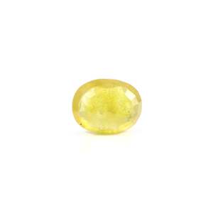 Oval Cut 11.85 Carat Yellow Sapphire Loose Gemstone for Fine Jewelry - Product Image 2