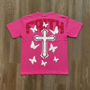 Camiseta Gráfica con Estampado DTG para Hombre, de Algodón con Bajo sin Rematar y Lavado Ácido, Estilo Boxy, de Fabricantes de Ropa Personalizada - Product Image 3