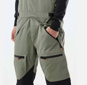 Veste de ski pour homme, coupe-vent, chaude, avec fermeture éclair, design de panneaux de haute qualité, matière softshell. - Product Image 3