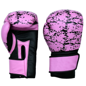 Gants de boxe MMA Sanda en cuir véritable personnalisés de haute qualité, professionnels, légers, avec fermeture à lacets, protection UV - Product Image 1