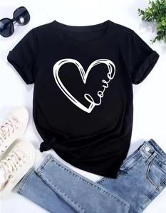 Camiseta de Mujer Personalizada de Alta Calidad, Camiseta Gráfica Unisex de Algodón, Camiseta de Talla Grande, Vestido Camiseta Oversize - Product Image 1