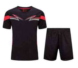 Ensemble de maillots de football personnalisés avec logo imprimé, respirants, en mesh, pour équipe de football, entraînement, couleur personnalisée, 100% polyester, unisexe - Product Image 1