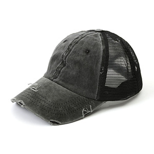 OEM Factory Price Vintage Sports Cap Embroidery logo Custom Mesh Trucker <b>Hat</b> - Product Image 3