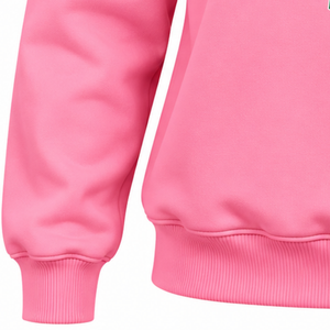 Sudadera Premium AKA Rosa para Mujer, Cuello Alto, Estampado Gráfico Personalizado 1908, Corte Holgado Informal, para Eventos de Hermandades - Product Image 3