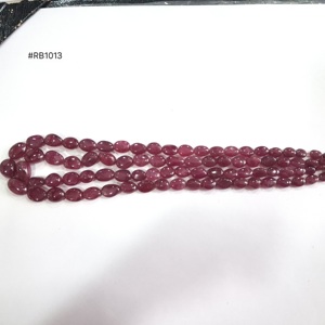 Nouveauté 2026 : Collier en verre rubis rempli de pierres précieuses, 680,63 ct, rouge intense, pièce de bijouterie conçue pour les cadeaux et la collection de bijoux - Product Image 1