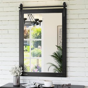 Handcrafted <b>Pine</b> Wood Coastal White <b>Mirror</b> Frame - 16x24 inch Wholesale - Product Image 4