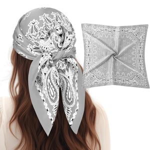 Silky Satin Hair Scarf for Women Square <b>Head</b> <b>Wrap</b> Sleeping Bandana Bulk Supplier - Product Image 1