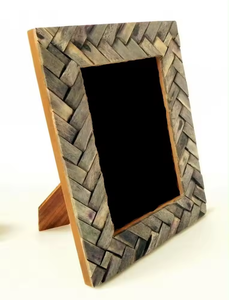 Marco de Fotos con Incrustaciones de Hueso, Diseño Personalizado para Decoración de Interiores, el Mejor Regalo Económico para Pared o Escritorio, Hermoso - Product Image 3