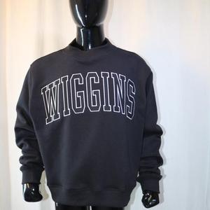 Sweat-shirts WIGGINS à col montant 450 GSM, broderie personnalisée avec nom, coupe ample et oversize, en molleton 100% coton French Terry - Product Image 4