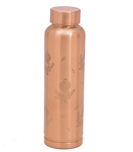 Best Selling Customized Modern Eco-Friendly Reusable Pure Copper Water <b>Bottle</b> FAIZA CRAFT for Adults Living Room Home Office Gym - Product Image 2