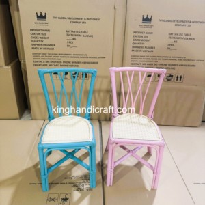 Chaises en rotin faites à la main pour enfants, idéales pour la location événementielle, les anniversaires, les mariages, les réceptions, les fêtes rustiques et la décoration d'événements. - Product Image 1