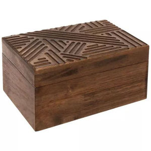 Elegant Wooden Handcarved Decorative Storage <b>Boxes</b> With Hinged Lid For Jewelry <b>Keepsake</b> & Vanity For Home decor Wedding Gifting - Product Image 2