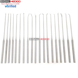 Juego de Microdisectores de Acero Inoxidable Reutilizables, Kit de Instrumentos Quirúrgicos para Microcirugía, Neurocirugía de Precisión y Cirugía Cerebral - Product Image 5