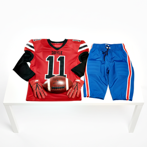 Sports Clothing at Factory Sale Rate Hot Selling American Football Uniform Set Available in Custom Color and Custom Logo - Product Image 1