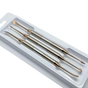 Separador de periostio para implantes dentales, elevador dental de acero inoxidable, doble separador para reflejar el tejido. - Product Image 3