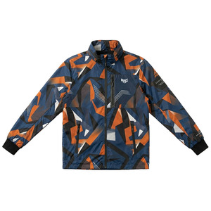Wholesale Customized Geometric Print Outdoor Nylon Windbreaker Men's <b>Jackets</b> Water Resistant Lightweight Performance Outerwear - Product Image 3