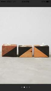 Portavelas de Madera Negra y Resina Hecho a Mano, Disponible en Muchos Colores y Tamaños para Regalos de Ramadán y Eid, Craftera Exports - Product Image 4