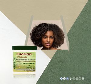 Crème de soin capillaire à l'huile d'olive chaude ShoHan pour cheveux africains - Product Image 4