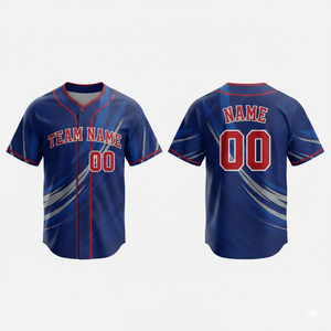 Camiseta de Béisbol Sublimada Personalizada con Nombre y Número, Ligera, Transpirable, de Secado Rápido, 100% Poliéster - Product Image 5