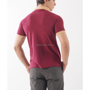 Camiseta Deportiva para Hombre, Tejida, de Manga Corta, Sostenible, Transpirable, Ligera, de Secado Rápido, para Golf, Proveedor de Fábrica OEM ODM, Venta al Por Mayor - Product Image 3