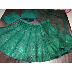 Hermosa Multi-Work Lehenga Choli Talla 2XL La ropa tradicional india más impresionante - Product Image 4