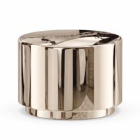 Capsules de parfum de luxe en métal Zamac, usinées CNC, en acier inoxydable nickelé noir, usinage par électroérosion à fil, usinage laser, brochage pour