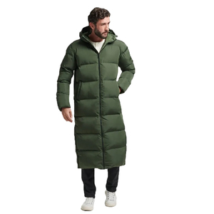 Veste d'extérieur matelassée en polyester légère, respirante, imperméable et écologique, longue, personnalisable, pour l'hiver, vente en gros - Product Image 2