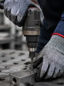 Guantes resistentes a cortes con revestimiento de nitrilo arenoso nivel F - Product Image 4