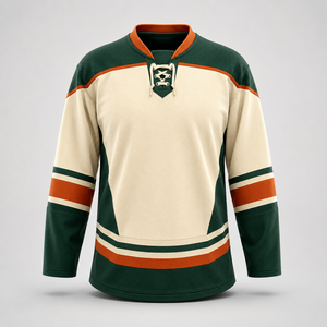 Jersey de Hockey sobre Hielo Ajustado y Cómodo con Diseño Personalizado y Bordado, Hecho en Pakistán, Servicio OEM - Product Image 3