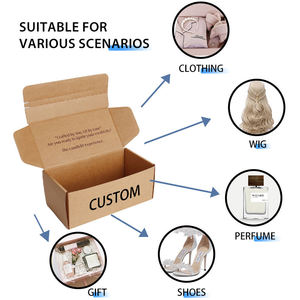 Shipping Mailer <b>Box</b> CMYK Spot Custom Corrugated Folded <b>Storage</b> Recyclable Eco-Friendly Biodegradable Matt Lamination Embossing - Product Image 4
